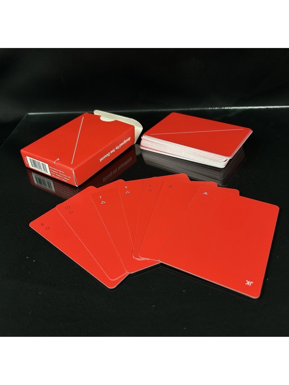 Areaware Minim Playing Cards Red By Joe Doucet